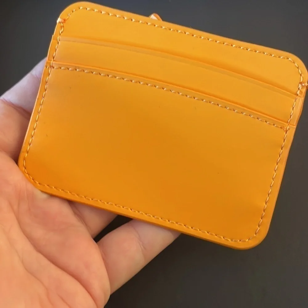 TORY BURCH LIMITED EDITION CARROT CARD WALLET
